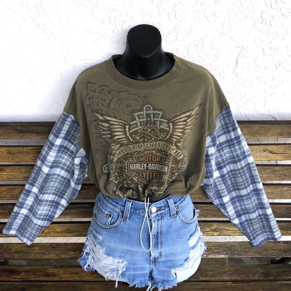 Harley Davidson | Cropped Crewneck - Picture 1 of 5